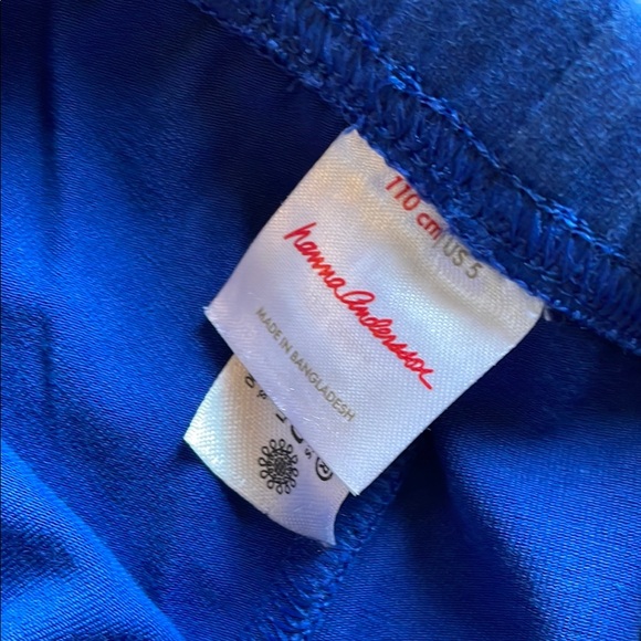 Hanna Andersson - Bright Basics Leggings in Baltic Blue - Picture 5 of 7